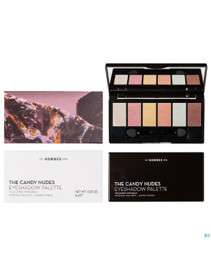 Korres km volcanic mineral eye. p. candy nudes 6g