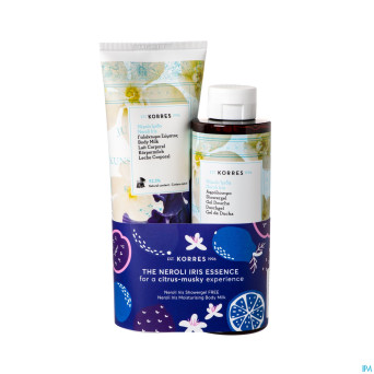 Korres kb neroli i.promo lait 200ml+gel dche 250ml