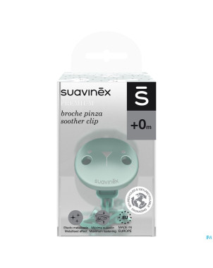 Suavinex hygge attache-sucette ruban vert