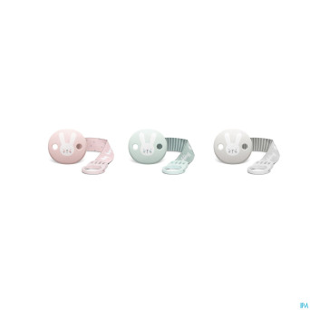 Suavinex hygge attache-sucette ruban gris