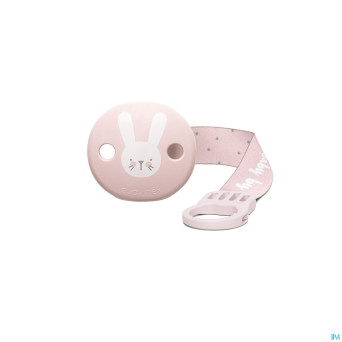 Suavinex hygge attache-sucette ruban rose