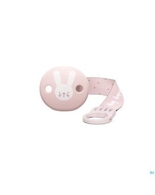 Suavinex hygge attache-sucette ruban rose