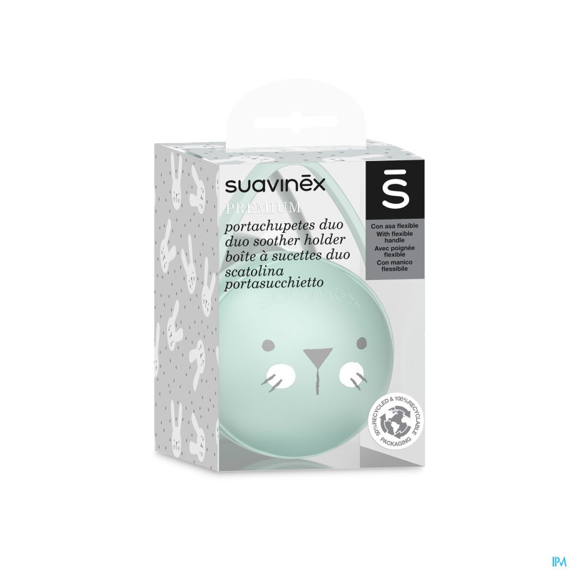 Suavinex hygge boite sucette duo vert