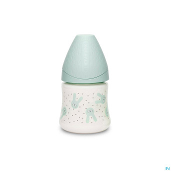 Suavinex hygge biberon silic. s 150ml lapins vert