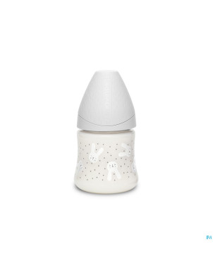 Suavinex hygge biberon silic. s 150ml lapins gris
