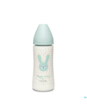 Suavinex hygge biberon silic. +4l 360ml lapin vert