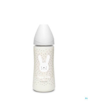 Suavinex hygge biberon silic. +4l 360ml lapin gris