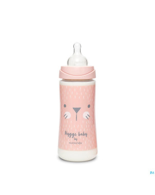 Suavinex hygge biberon silic. +4l 360ml moust.rose