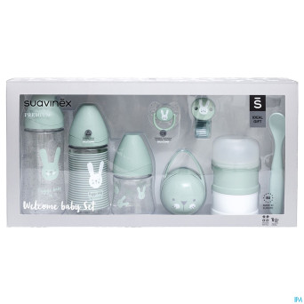 Suavinex hygge set cadeau welcome baby vert
