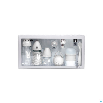 Suavinex hygge set cadeau welcome baby gris