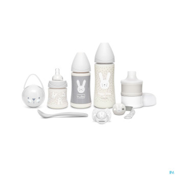 Suavinex hygge set cadeau welcome baby gris
