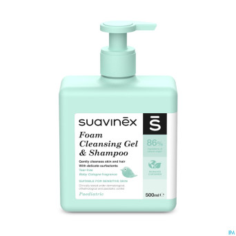 Suavinex cosmetics baby gel & shampoo foam 500ml