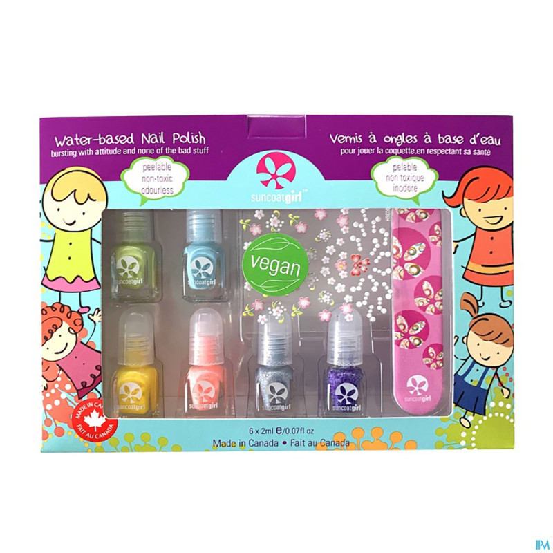 Suncoatgirl coffret mini mani vegan