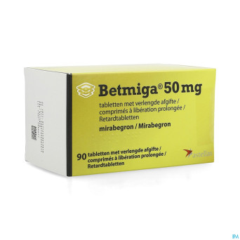 Betmiga abacus 50mg liberation prolongee comp 90