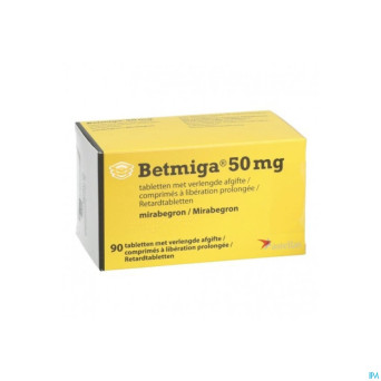 Betmiga abacus 50mg liberation prolongee comp 90