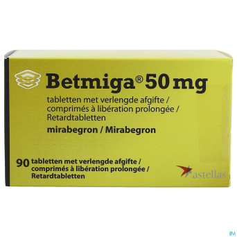 Betmiga abacus 50mg liberation prolongee comp 90