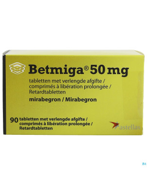 Betmiga abacus 50mg liberation prolongee comp 90