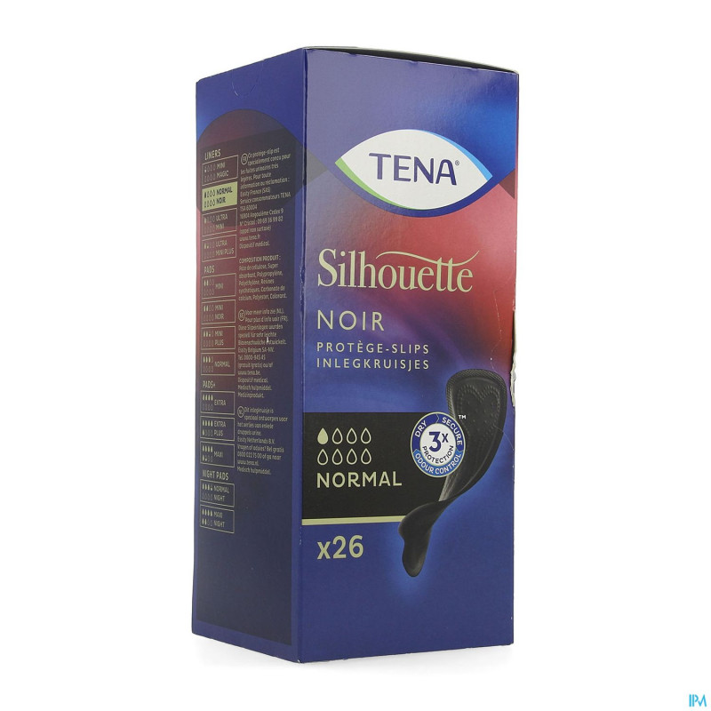 Tena silhouette normal noir liner 26