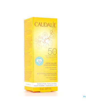 Caudalie solaire cr visage a/ride ip50    25ml