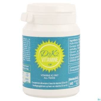 Vitamine d3 k2 cbf    softgels 60