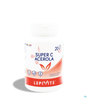 Lepivits super c acerola 500mg    comp 20