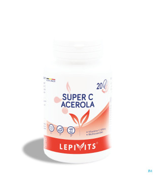 Lepivits super c acerola 500mg    comp 20