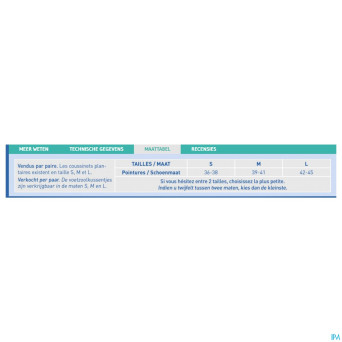 Epitact coussinet plantaire comfortact plus m