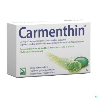 Carmenthin 90mg/50mg gastroresist. caps molles  42