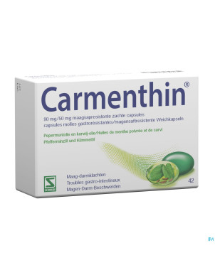 Carmenthin 90mg/50mg gastroresist. caps molles  42