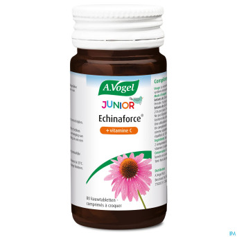 A.vogel echinaforce junior+vit c framboise comp 80