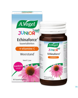 A.vogel echinaforce junior+vit c framboise comp 80