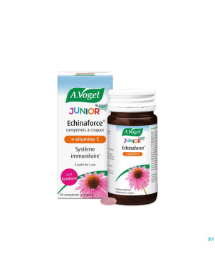 A.vogel echinaforce junior+vit c framboise comp 80