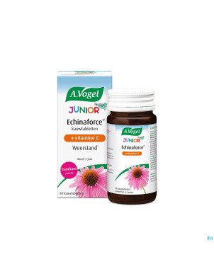 A.vogel echinaforce junior+vit c framboise comp 80