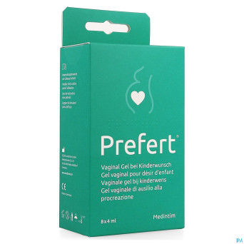 Prefert lubrifiant vag. deris enfant applic. 8x4ml