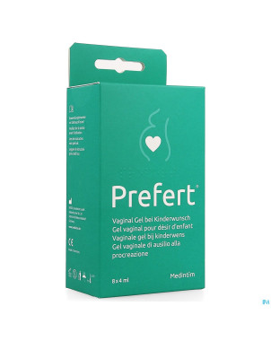 Prefert lubrifiant vag. deris enfant applic. 8x4ml