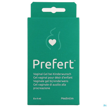 Prefert lubrifiant vag. deris enfant applic. 8x4ml