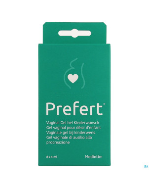 Prefert lubrifiant vag. deris enfant applic. 8x4ml