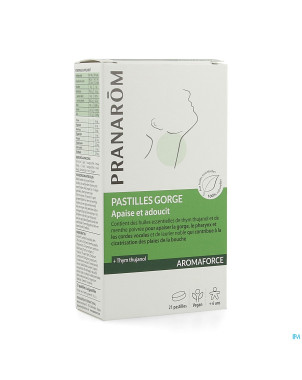 Pranarom aromaforce pastilles gorge apaisante 21