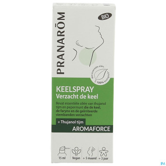 Pranarom aromaforce bio spray gorge apaisant 15ml