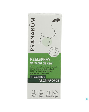 Pranarom aromaforce bio spray gorge apaisant 15ml