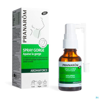 Pranarom aromaforce bio spray gorge apaisant 15ml