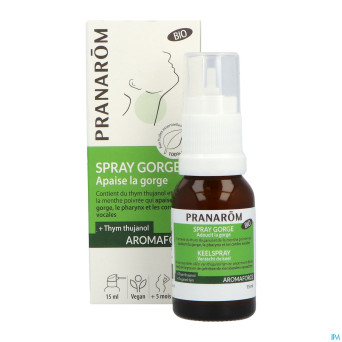 Pranarom aromaforce bio spray gorge apaisant 15ml