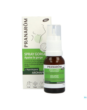 Pranarom aromaforce bio spray gorge apaisant 15ml