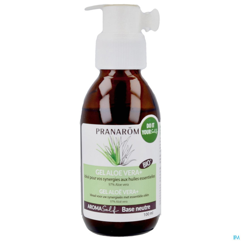Pranarom aromaself gel aloe vera + fl pompe 100ml