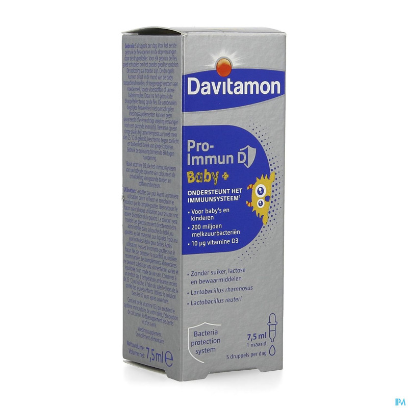Davitamon pro-immun d baby 7,5ml