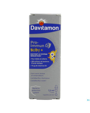 Davitamon pro-immun d baby 7,5ml