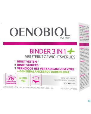 Oenobiol capteur 3en1+ caps 60