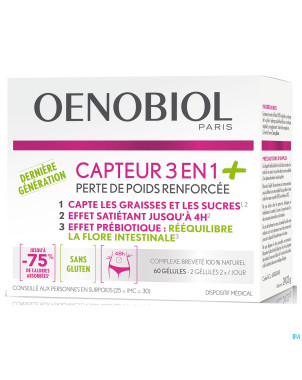 Oenobiol capteur 3en1+ caps 60