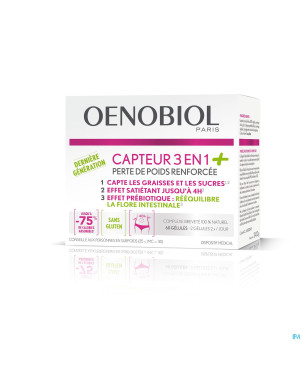 Oenobiol capteur 3en1+ caps 60