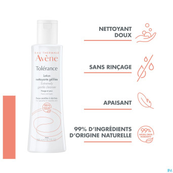 Avene tolerance lotion nettoyante gelif. 200ml
